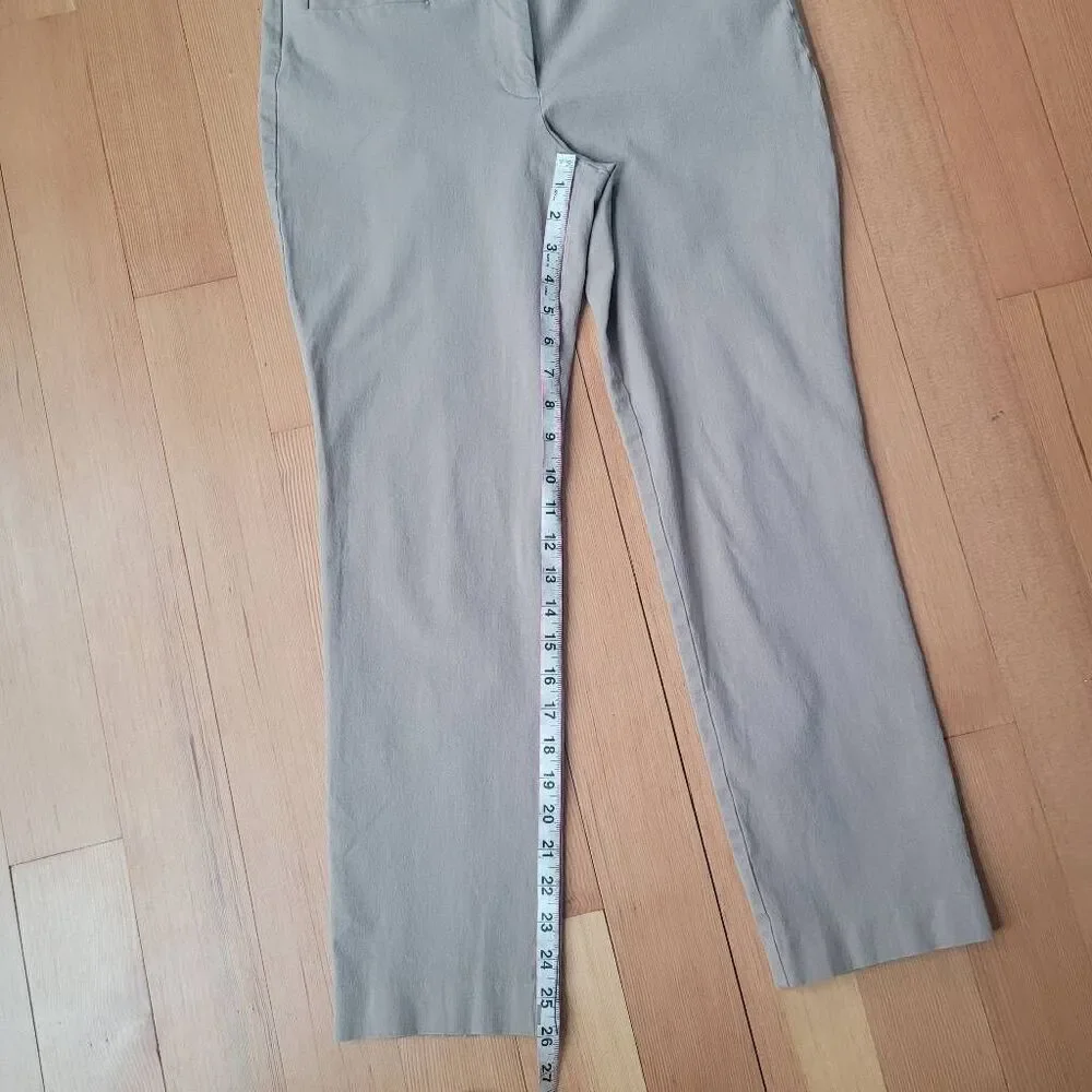 J Crew khaki straight leg chino pants mid rise basics preppy everyday minimalist